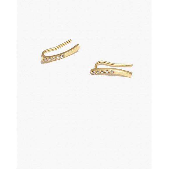 Madewell Jewelry - Madewell Women's Pave Ear Crawler Earrings MB583